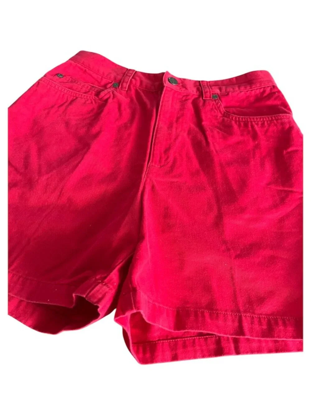 Vintage Jones New York Red Cotton Shorts- Size US Women’s 6
